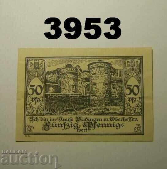 Büdingen 50 pfennig 1918 Германия