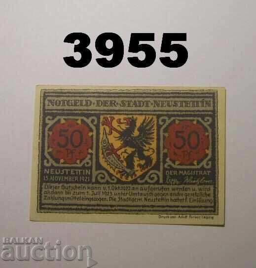 Neustettin 50 pfennig 1921 Германия