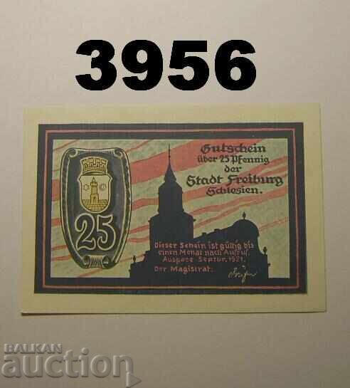 Freiburg i. Schles 25 pfennig 1921 Γερμανία
