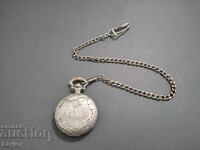 Retro pocket watch Hunting scene B.Z.C from 0.01 cents