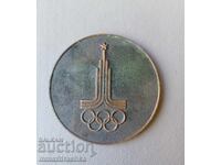 Plachetă Olimpiada Moscova 80