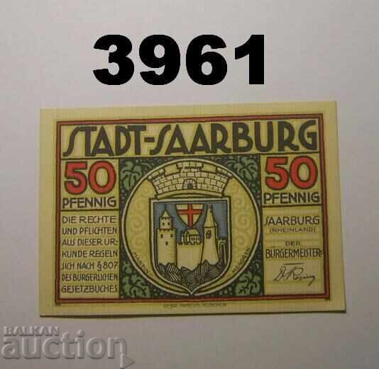 Saarburg 50 pfennig 1922 Germania