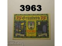 Grünberg 75 pfennig 1921 Γερμανία