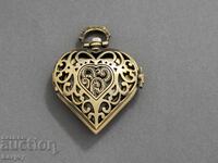 Retro pocket watch Openwork heart B.Z.C from 0.01 cents