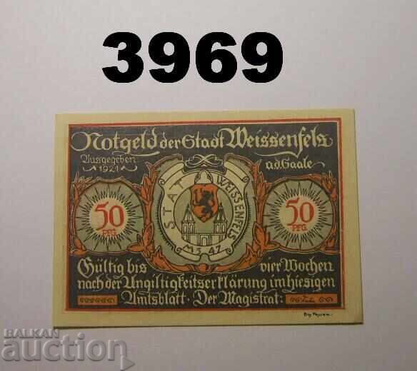 Weissenfels 50 pfennig 1921 Γερμανία με τιμή € 1.00 | 1.96 BGN