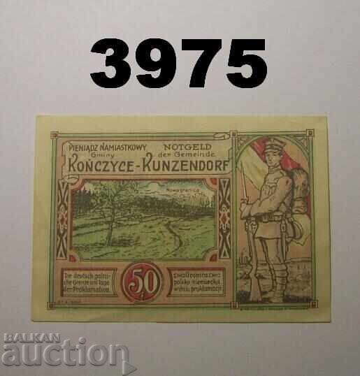 Kunzendorf 50 pfennig 1922 Polonia Germania cu preț € 0.50 | 0.98 BGN