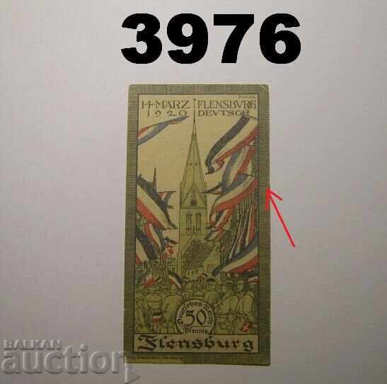 Flensburg 50 pfennig 1920 Германия