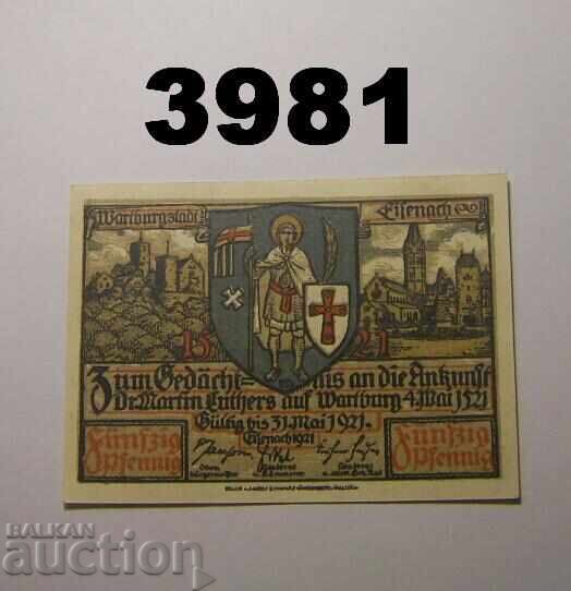 Eisenach 50 pfennig 1921 Germany