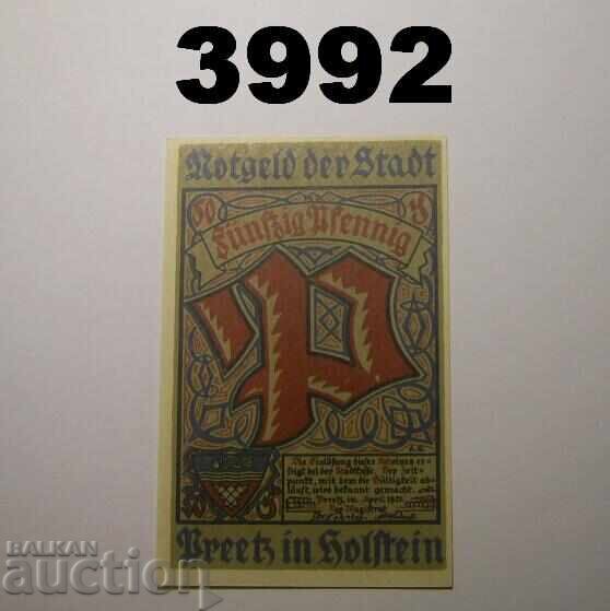 Preetz 50 pfennig 1921 Germania