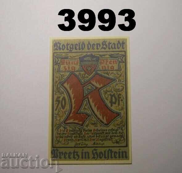 Preetz 50 pfennig 1921 Germania