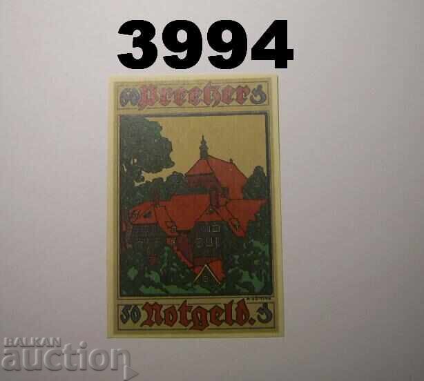 Preetz 50 pfennig 1921 Germania cu preț € 1.50 | 2.93 BGN