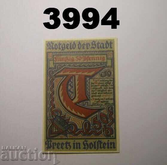 Preetz 50 pfennig 1921 Germania