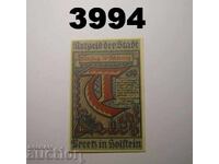 Preetz 50 pfennig 1921 Germania