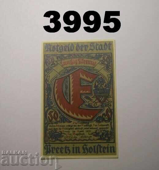 Preetz 50 pfennig 1921 Germania
