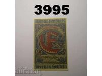 Preetz 50 pfennig 1921 Germania