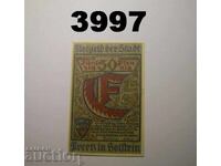 Preetz 50 pfennig 1921 Germania