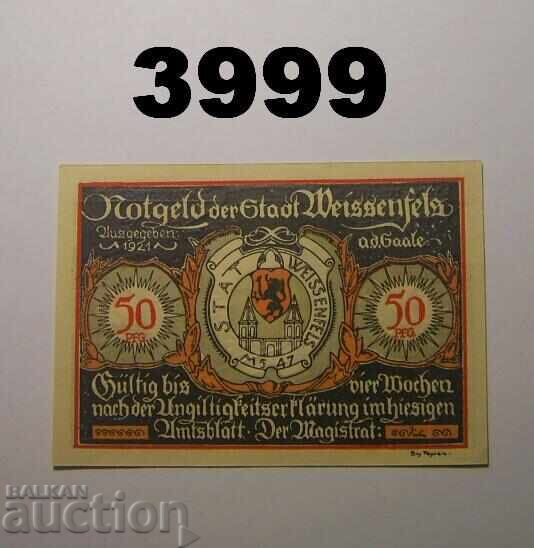 Weissenfels 50 pfennig 1921 Германия с цена € 1.00 | 1.96 лв.