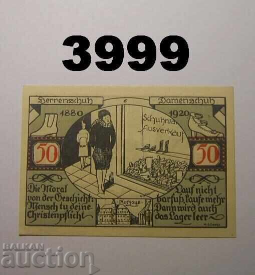 Weissenfels 50 pfennig 1921 Германия