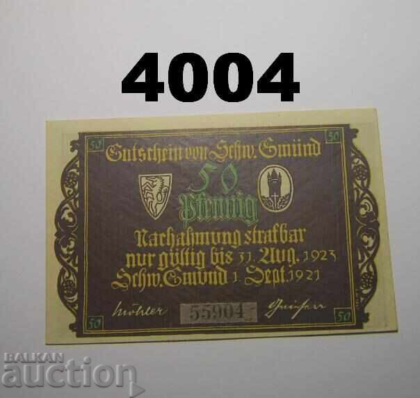 Schwäbisch-Gmünd 50 pfennig 1921 Германия