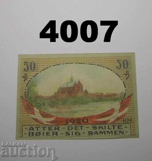Hadersleben 50 pfennig 1920 Γερμανία με τιμή € 0.80 | 1.56 BGN