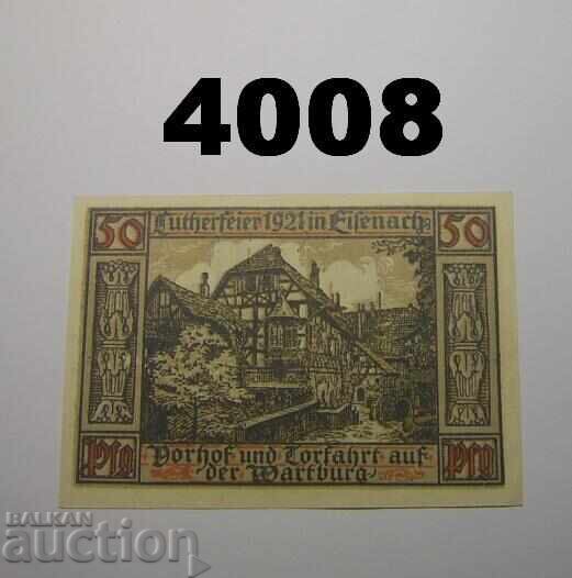 Eisenach 50 pfennig 1921 Germany with price € 0.50 | 0.98 BGN
