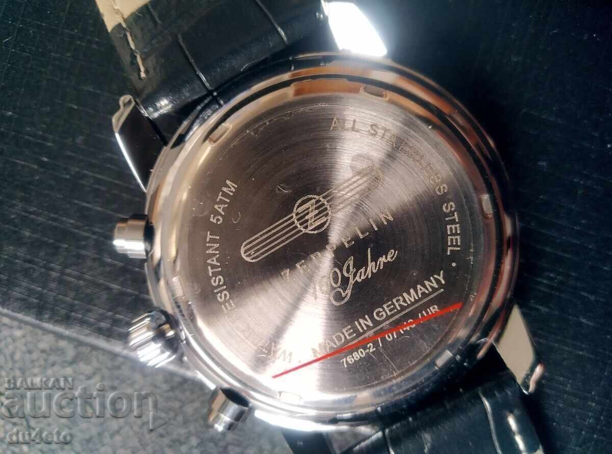 Men's retro business watch Zeppelin 100 Jahre Zeppelin 7680 - 6