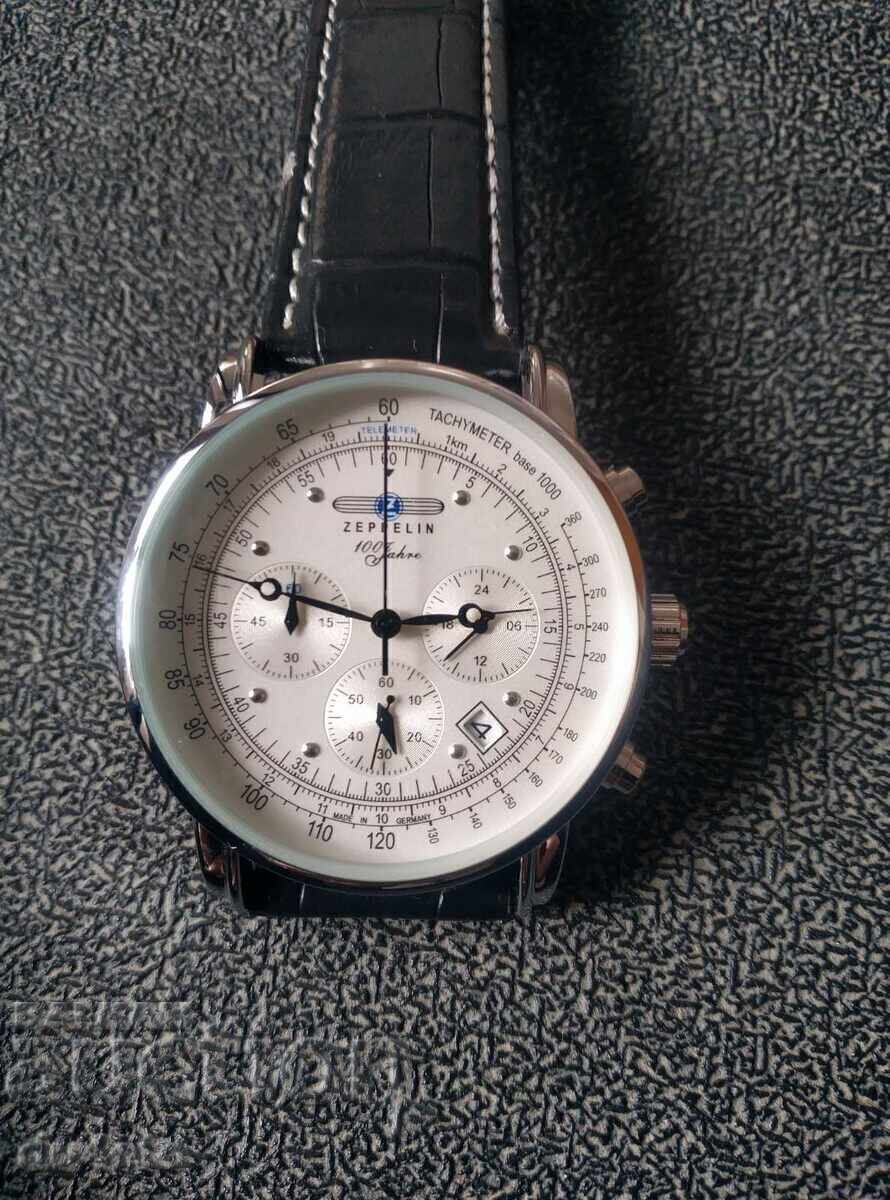 Men's retro business watch Zeppelin 100 Jahre Zeppelin 7680 - 7