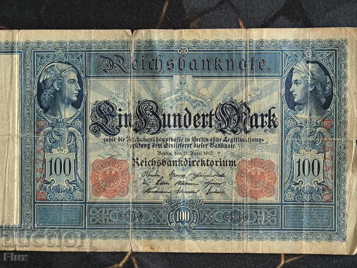 Licitație Bancnotă Reich - Germania - 100 mărci | 1910