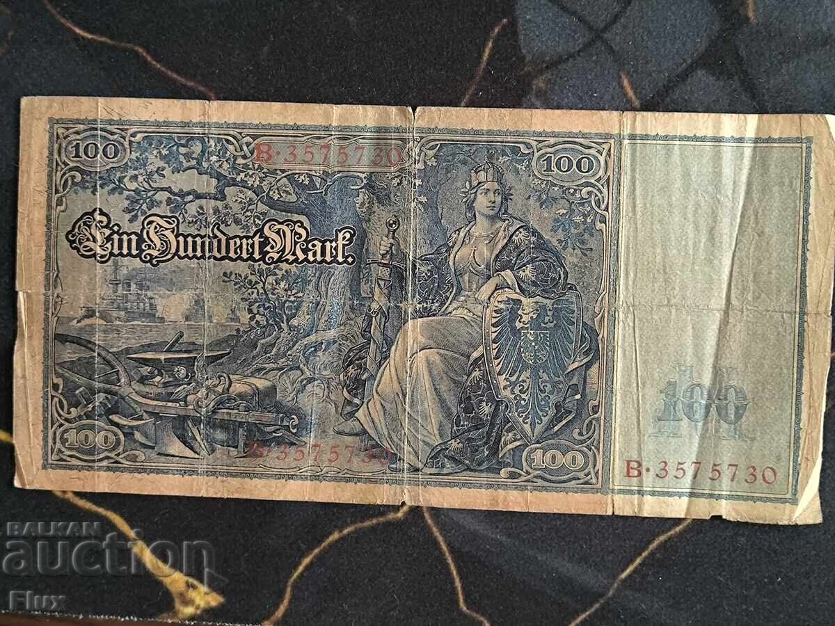 Livrarea Bancnotă Reich - Germania - 100 mărci | 1910