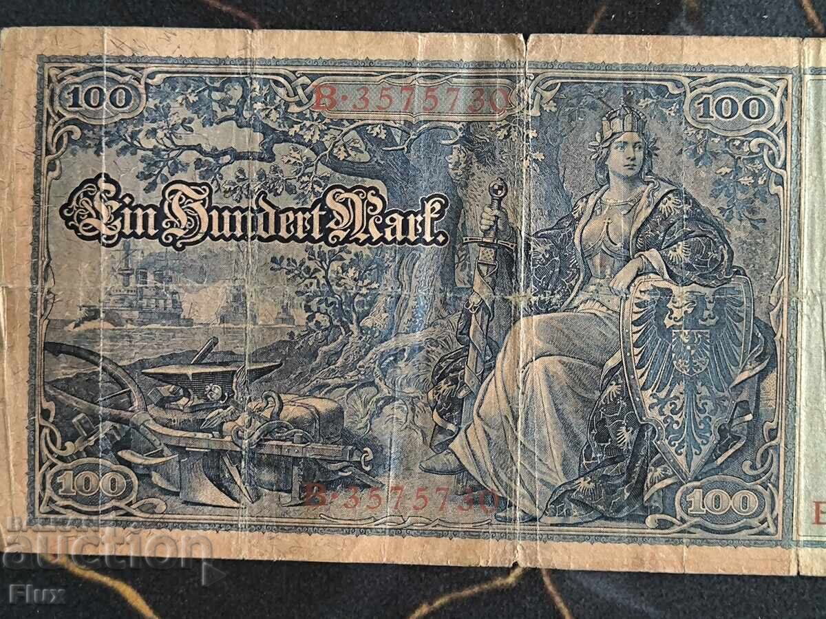 Bancnotă Reich - Germania - 100 mărci | 1910 - 5