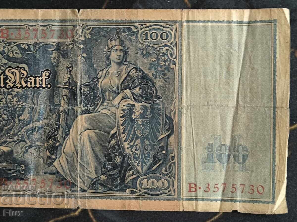 Bancnotă Reich - Germania - 100 mărci | 1910 - 6