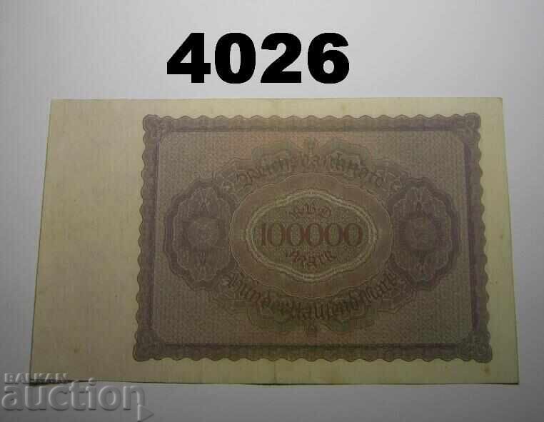 Γερμανία 100000 Μάρκα 1923 VF+ με τιμή € 3.50 | 6.85 BGN