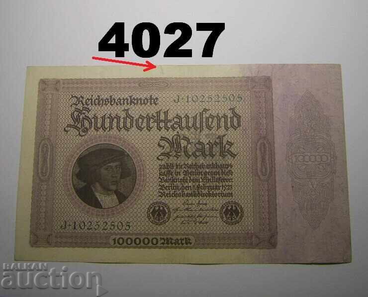 Германия 100000 марки 1923