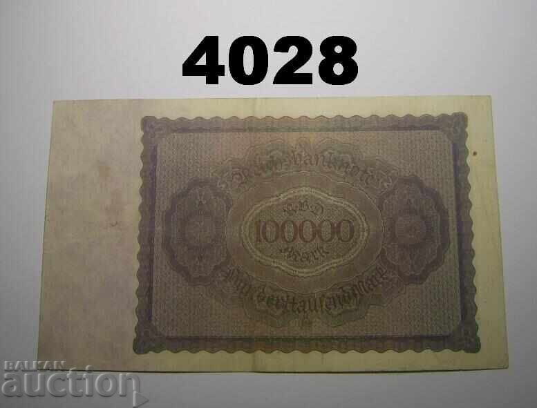 Γερμανία 100.000 μάρκα 1923 VF με τιμή € 3.00 | 5.87 BGN