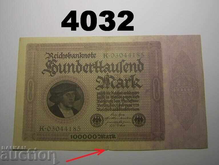 Γερμανία 100.000 μάρκα 1923