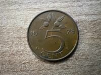 Netherlands - 5 Cents (1978)