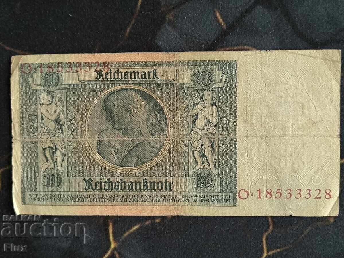 Τραπεζογραμμάτιο Ράιχ - Γερμανία - 10 μάρκα | 1924 με τιμή € 5.35 | 10.46 BGN