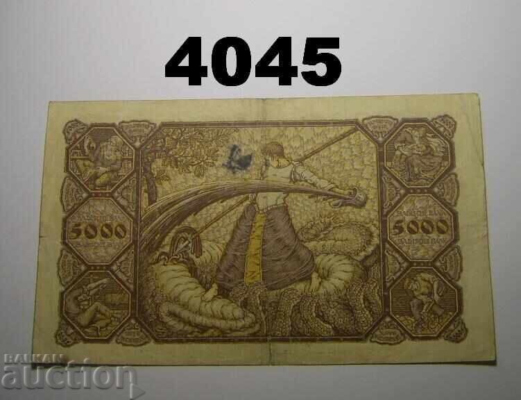 Германия 5000 марки 1922 Badische bank с цена € 2.50 | 4.89 лв.