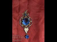 Ρωσικό ασημένιο μενταγιόν με σφραγίδες