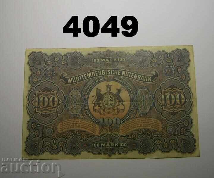 Γερμανία 100 μάρκα 1911 Württembergische Notenbank με τιμή € 5.00 | 9.78 BGN