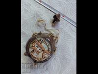 Porțelan vechi BG, ploscă, excelent conservat