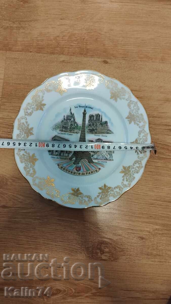 Beautiful porcelain plate from Paris, France with price € 18.30 | 35.79 BGN