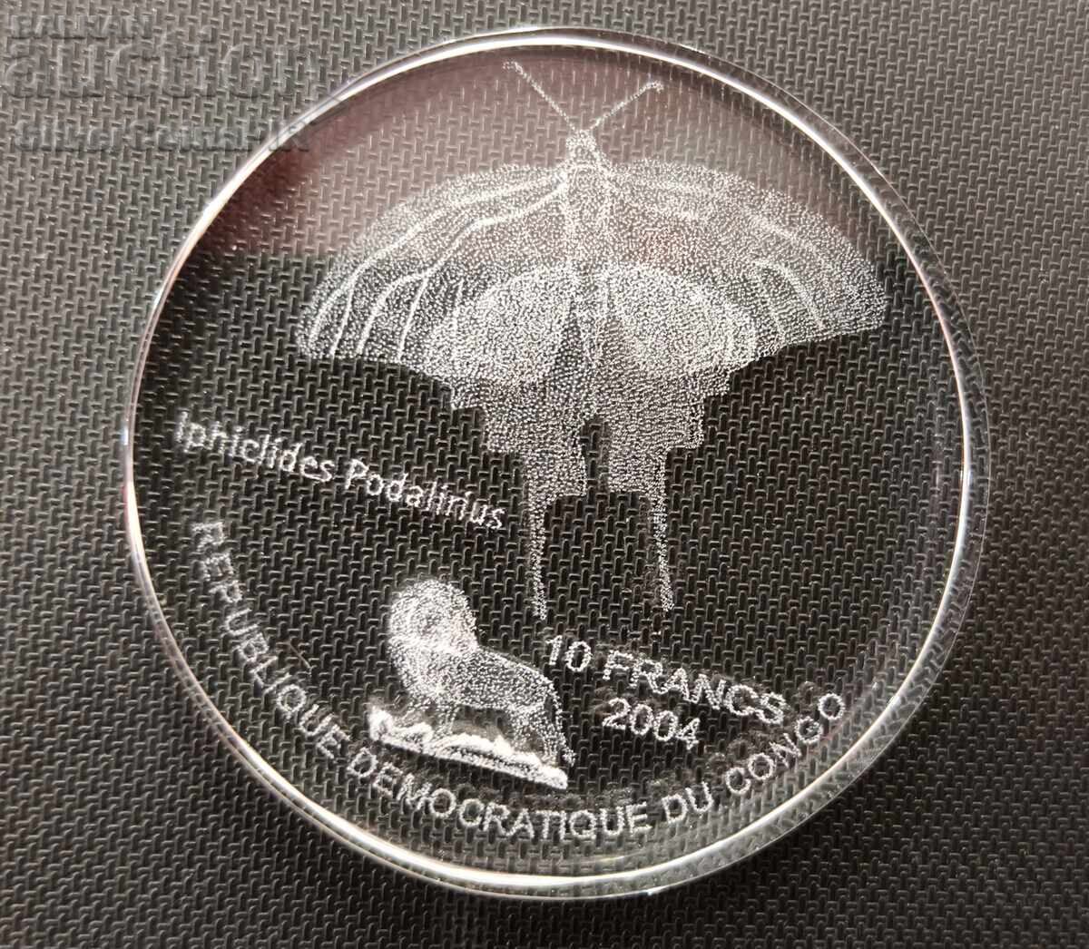 Sticlă 10 Franci Coadă de rândunică 2004 Congo cu preț € 2.50 | 4.89 BGN