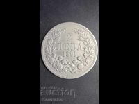 2 leva 1891 Principatul Bulgariei 7