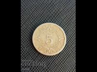 Mexic 5 centavos, 1936