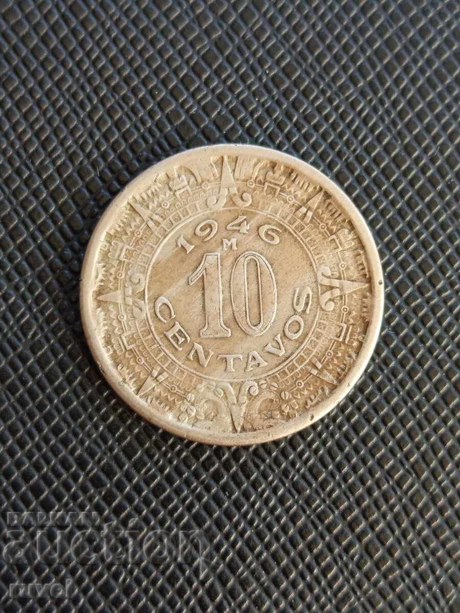 Μεξικό 10 σεντάβο, 1946