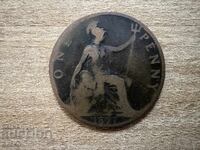 Marea Britanie - 1 penny (1897)
