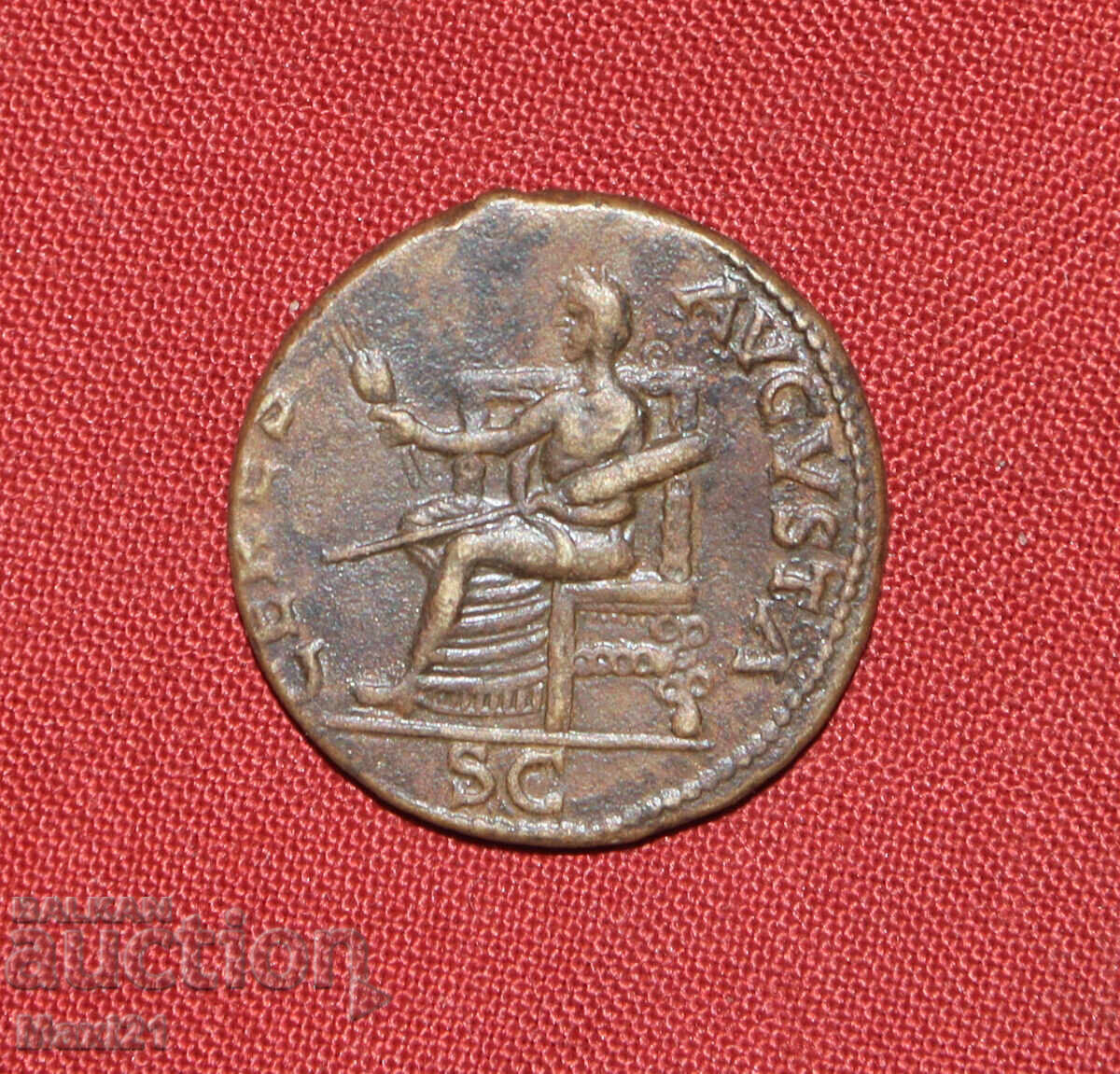 Licitație Monedă de bronz replică Imperiul Roman