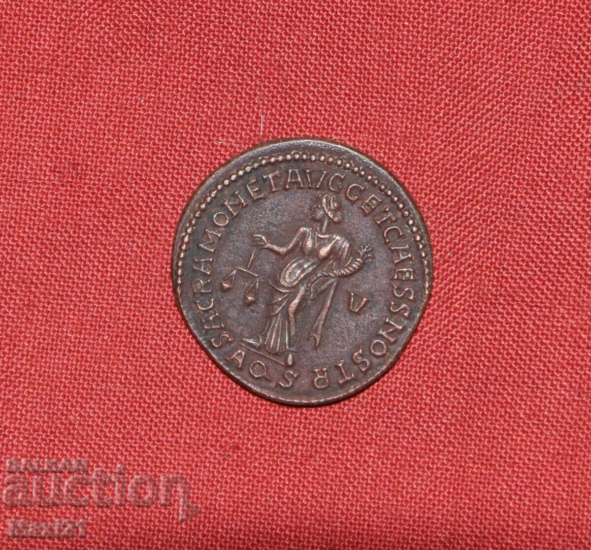 Licitație Monedă de bronz replică Imperiul Roman