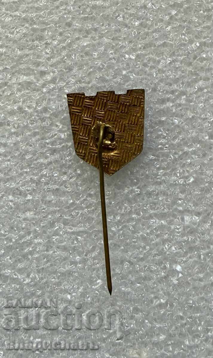 Καρφίτσα έμβλημα πόλης ΜΕΖΝΤΡΑ - μπλε σμάλτο με τιμή € 12.50 | 24.45 BGN